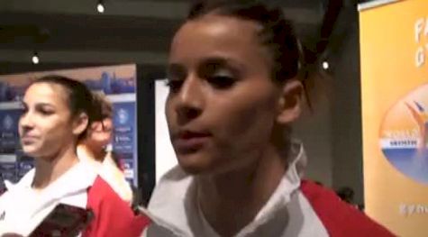 Alicia Sacramone of USA after World Prelims