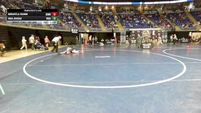 90 lbs Quarterfinal - Mikayla Dunn, Downingtown vs Mia Zugai, Yough