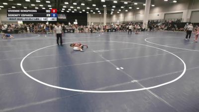 51-55.7 lbs Cons. Semis - Vivienne Sengphong, Viking Wrestling Club (IA) vs Serenity Esparza, Best Trained Wrestling