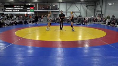 145 lbs Semifinal - Annelise Obermark, Simpson vs Kammie Schanz, Iowa Central Community College