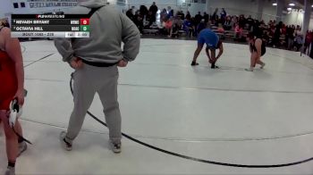 238 lbs Quarterfinal - Octavia Hill, North Omaha Athletic Club vs Nevaeh Bryant, Wood River Wrestling Club