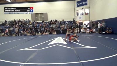 138 lbs Champ. Round 2 - Gwendolyn Jewell, Missouri Valley vs Valynn Kwan, Unattached