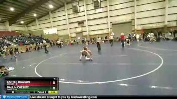 92 lbs Round 2 (4 Team) - Dallin Chesley, Idaho 1 vs Carter Dawson, Oregon