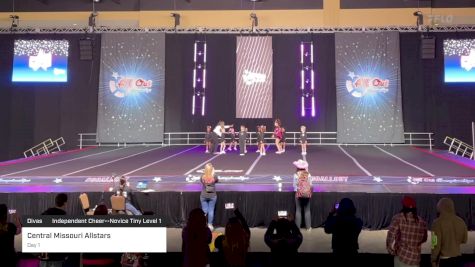 Central Missouri Allstars - Day 1 [2023 Divas Independent Cheer--Novice Tiny Level 1] 2023 Battle in Branson Nationals