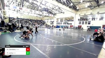 145 lbs Consi Of 16 #1 - Abraham Zaretsky, Paramus Catholic vs Hwan Jung, Western Reserve Academy