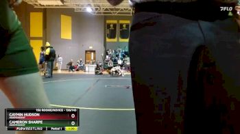 136/143 Round 1 - Cameron Sharpe, Independent vs Caymin Hudson, Independent