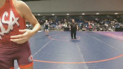 100 lbs Consi Of 8 #1 - Jenna Greer, PA vs Piper Phillips, IA