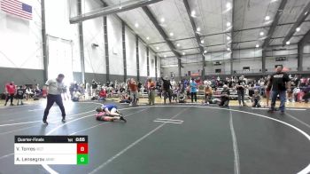 101 lbs Quarterfinal - Vanessa Torres, Victory Wrestling-Central WA vs Audrey Lensegrav, Askeo International Mat Club