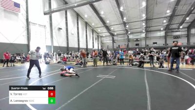 101 lbs Quarterfinal - Vanessa Torres, Victory Wrestling-Central WA vs Audrey Lensegrav, Askeo International Mat Club