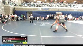 170 lbs Champ. Round 1 - Dylan Park, Mountain Man Wrestling Club vs Kristian Claudio, Weiser Wrestling