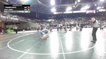 120 lbs Champ. Round 3 - Summer Birch, Sandpoint vs Macy Dunn, Nyssa