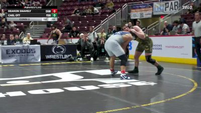 215 lbs Consi 2 - Deakon Snavely, Chambersburg vs Cael Ott, Penn-Trafford