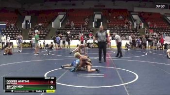 70 lbs 3rd Place Match - Cooper Whiting, Hawthorne vs Brycen Hein, Buchanan