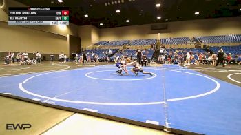 72 lbs Rr Rnd 3 - Cullen Phillips, Panther Youth Wrestling vs Eli Martin, Raptor Wrestling