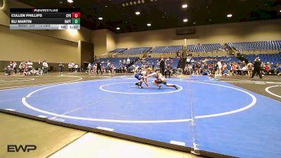 72 lbs Rr Rnd 3 - Cullen Phillips, Panther Youth Wrestling vs Eli Martin, Raptor Wrestling