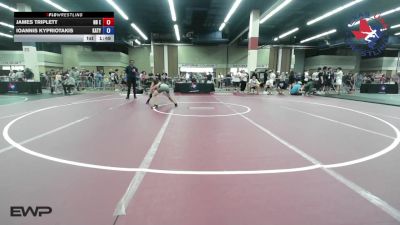 92 lbs 2nd Place - James Triplett, NB Elite Wrestling Club vs Ioannis Kypriotakis, Katy Area Wrestling Club