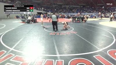 6A Boys 113 lbs Cons. Semi - Aaron Burke, Sandy Boys vs Andres Mendoza, Sprague Boys