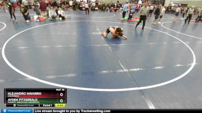 144 lbs Cons. Round 3 - Ayden Fitzgerald, Pursuit Wrestling Minnesota vs Alejandro Navarro, California