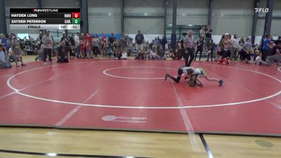 58 lbs Final - Hayden Long, Hanover vs Zayden Peterson, Carlisle