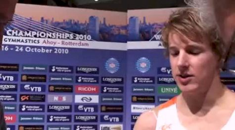 For the Dutch speakers, Epke Zonderland after Worlds Prelims