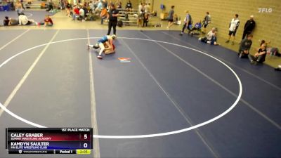 1st Place Match - Caley Graber, Summit Wrestling Academy vs Kamdyn Saulter, MN Elite Wrestling Club