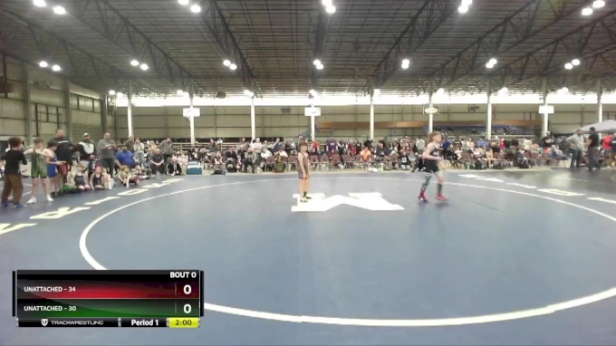92 lbs Round 1 (3 Team) - Logan Krenz, Hawk WC vs Blake Casey, Idaho ...