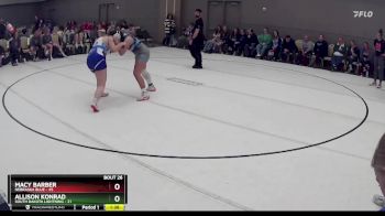 193 lbs Round 7 (8 Team) - Macy Barber, Nebraska Blue vs Allison Konrad, South Dakota Lightning