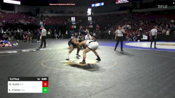 195 lbs 3rd Place - Mark Ayala, St John Bosco (SS) vs Eugenio Franco, Corona Del Mar (SS)