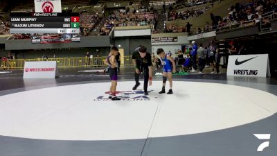 Novice Boys - 78 lbs Champ. Round 1 - Maxim Litvinov, Savage House Wrestling Club vs Liam Murphy, Reign Wrestling Club