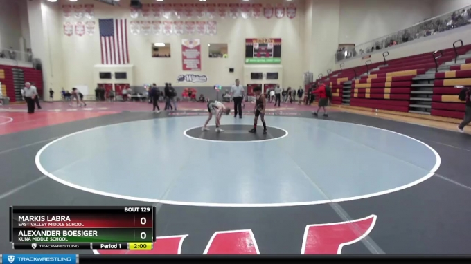 Alex Labra 75 lbs Cons. Round 4 - Markis Labra, East Valley Middle School vs ...