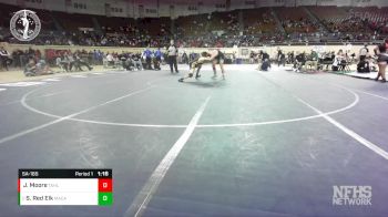 5A-165 lbs Quarterfinal - Skylar Red Elk, MACARTHUR vs Jayden Moore, TAHLEQUAH