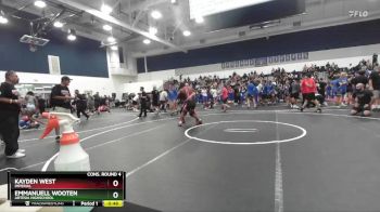 144 lbs Cons. Round 4 - Emmanuell Wooten, Artesia Highschool vs Kayden West, Imperial