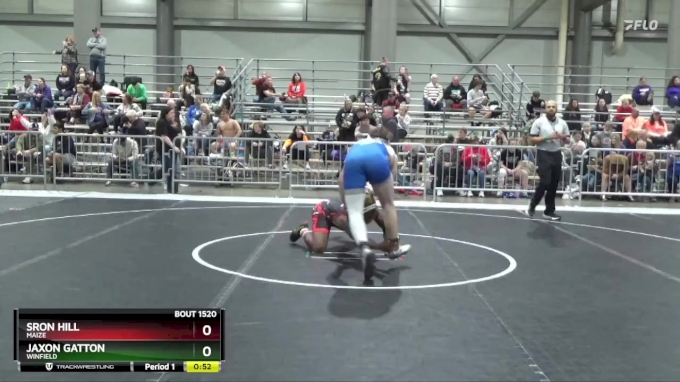 190 lbs Cons. Round 3 - Jaxon Gatton, Winfield vs Sron Hill, Maize