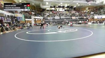 110 lbs Cons. Round 2 - Callie Collins, Cherryvale Hs vs Kolette Williamson, Leon-Bluestem Hs