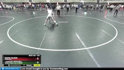 120 lbs Champ. Round 1 - Gavin Olson, Minnesota vs Lawson Mitchell, Askren Wrestling Academy