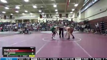 170 lbs Round 3 - Riley Brown, Smithville vs Kyler Petithory, Des Moines Lincoln