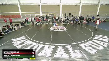85 lbs Semis (4 Team) - Makella Taggart, Mat Demons vs Kynlee Douglas, Utah Green