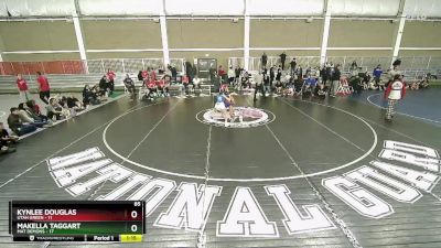 85 lbs Semis (4 Team) - Makella Taggart, Mat Demons vs Kynlee Douglas, Utah Green