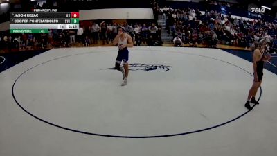 157 lbs 1st Place Match - Cooper Pontelandolfo, Nyu vs Jason Rezac, Alvernia University