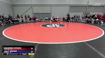 100 lbs 2nd Wrestleback (16 Team) - Alejandra Munguia, Texas Red vs Molly Seidman, Alabama