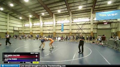 132 lbs Semifinal - Ho`akea Salter, Hawaii vs Austin Paris, Utah