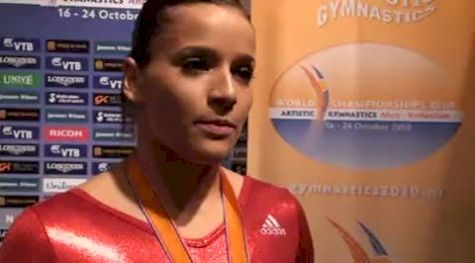 Alicia Sacramone of USA Winning Silver in the World Team Final