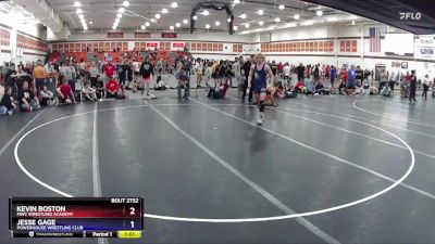 157 lbs Quarterfinal - Jesse Gage, Powerhouse Wrestling Club vs Kevin Boston, MWC Wrestling Academy