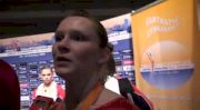 Bridget Sloan of USA After Winning Silver in the World Team Final