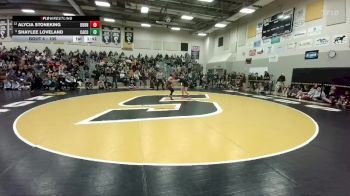 105 lbs Champ. Round 1 - Shaylee Loveland, Campbell County vs Alycia Stoneking, Burns/Pine Bluffs