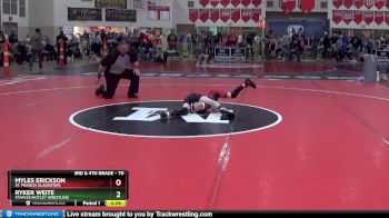 70 lbs Cons. Round 2 - Myles Erickson, St. Francis Gladiators vs Ryker Weite, Staples Motley Wrestling