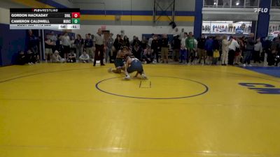 172 lbs Consy 2 - Gordon Hackaday, Shaler vs Cameron Caldwell, Muncy