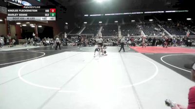 46 lbs Final - Kinzlee Fleckenstein, Independent vs Marley Senne, Bozeman WC