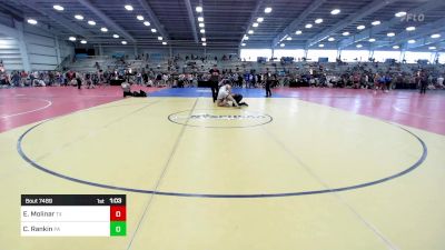 152 lbs Round Of 32 - Elijah Molinar, TX vs Caden Rankin, PA