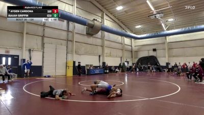 126 lbs Champ. Round 1 - Isaiah Griffin, Kellenberg vs Ayden Cardona, Xavier